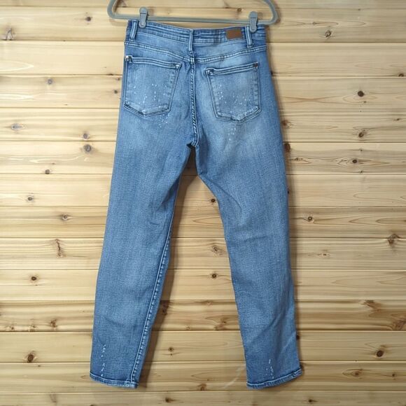 Judy Blue womens Jeans 30 Blue Relaxed Fit Distressed Medium Wash - Picture 6 of 11